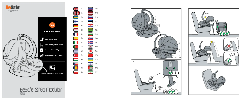 First page image of the manual for iZi Go Modular