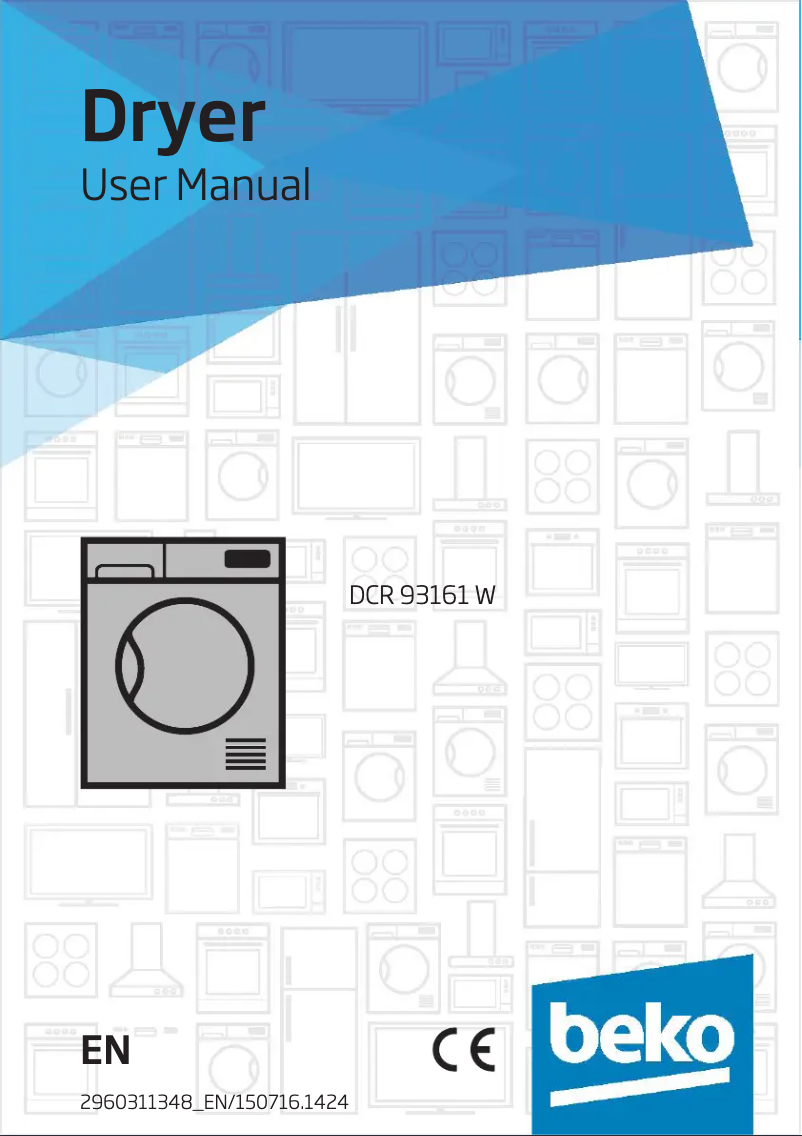 First page image of the manual for DCR93161