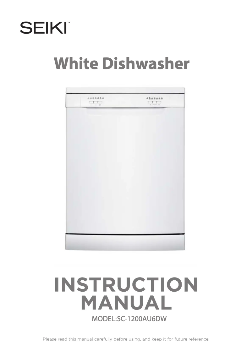 Page 1 of the manual User Manual Seiki SC-1200AU6DW