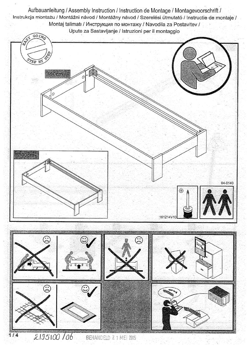 Page 1 of the manual User Manual Leen Bakker Sydney