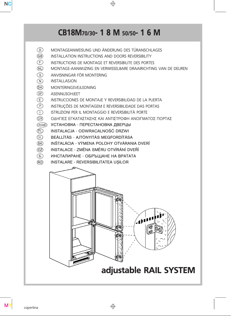 Page 1 of the manual User Manual Smeg CR 325 ANF
