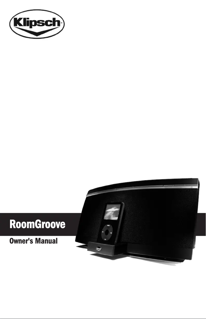 First page image of the manual for RoomGroove
