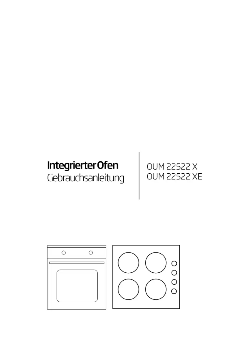 Page 1 of the manual User Manual Beko OUM 22522 XE