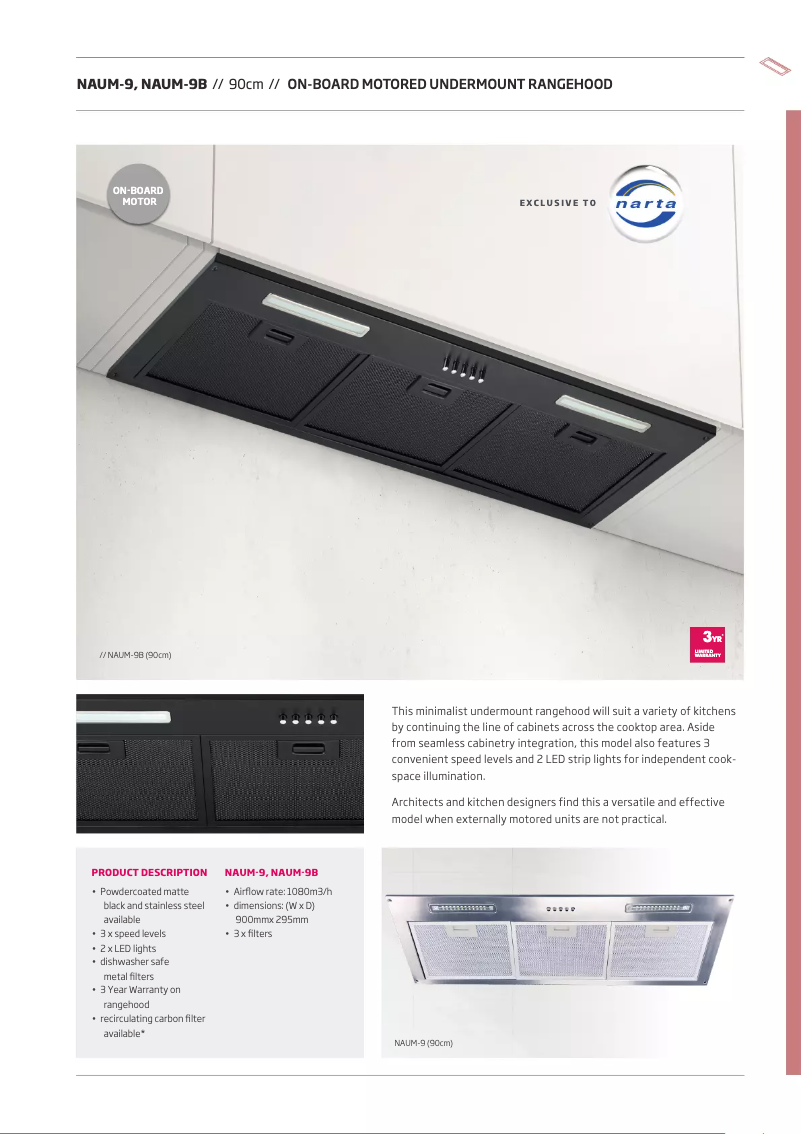 First page image of the manual for NAUM-9B