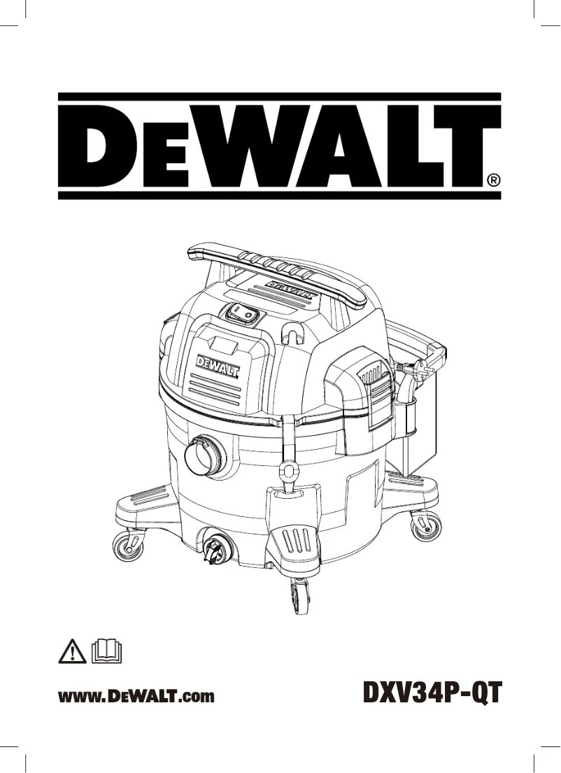 First page image of the manual for DXV34P-QT