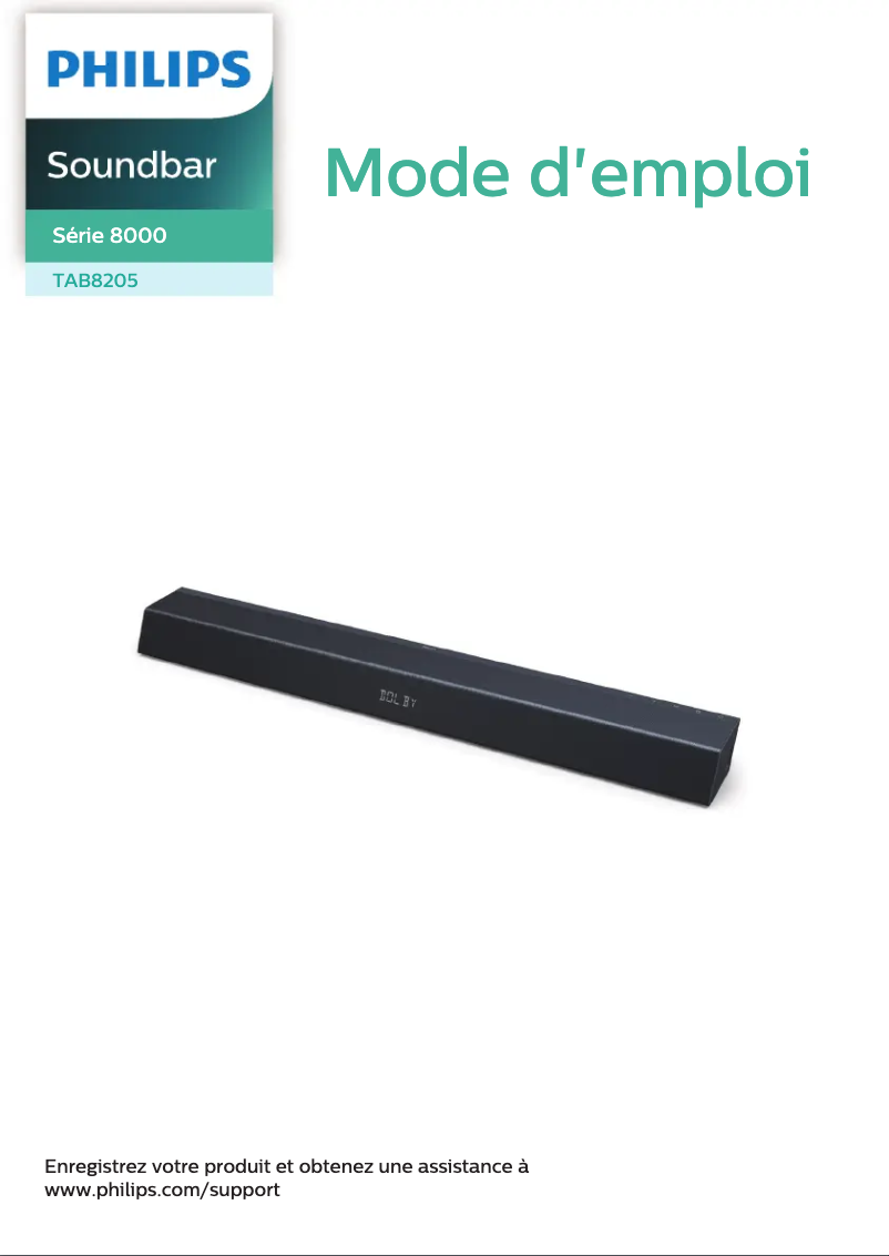 Page 1 of the manual User Manual Philips TAB8205