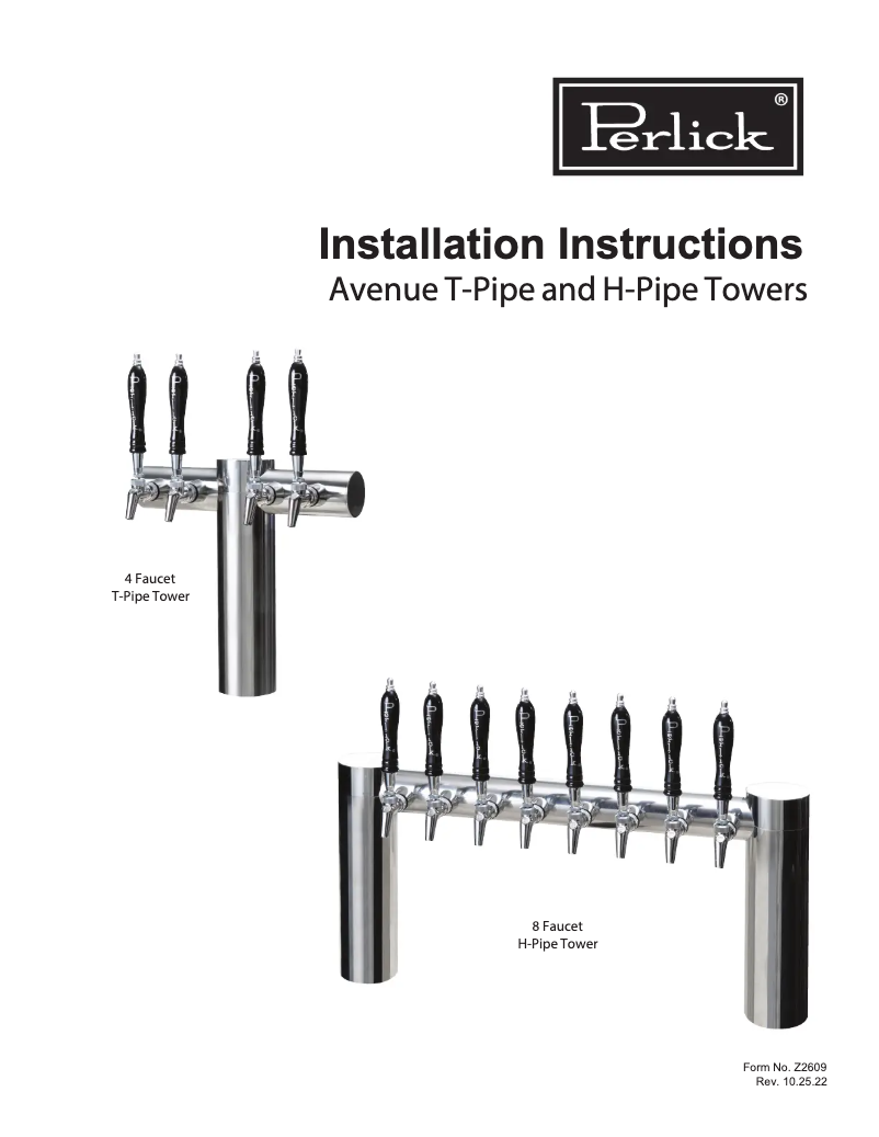 First page image of the manual for 4072-12QC-PO-SS