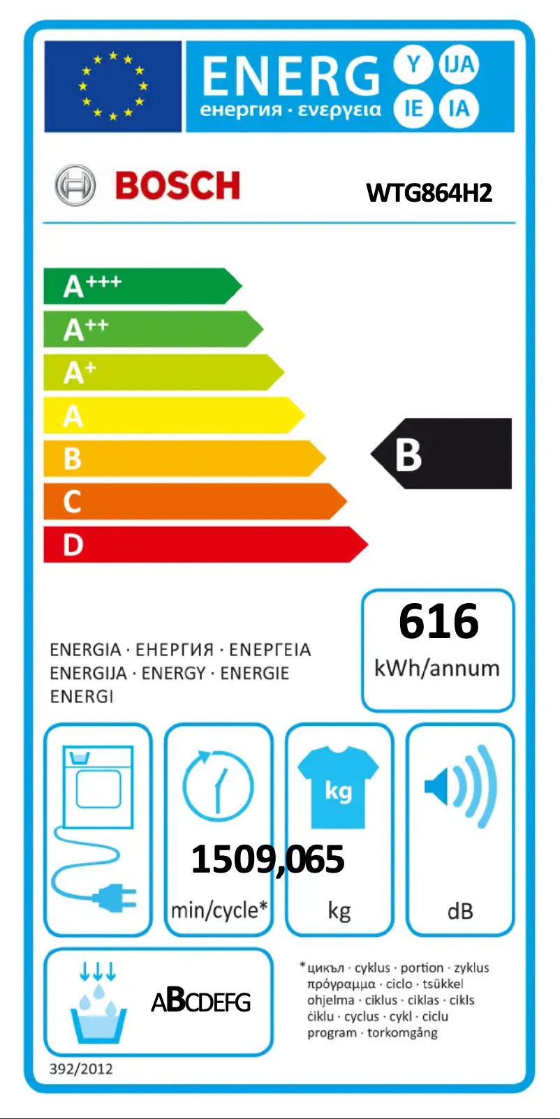 First page image of the manual for WTG864H2
