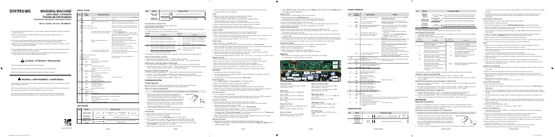 First page image of the manual for WA52M8650AV