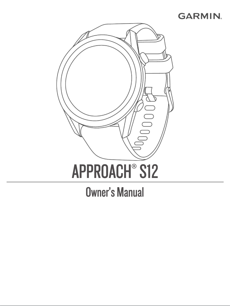 First page image of the manual for ApproachS12