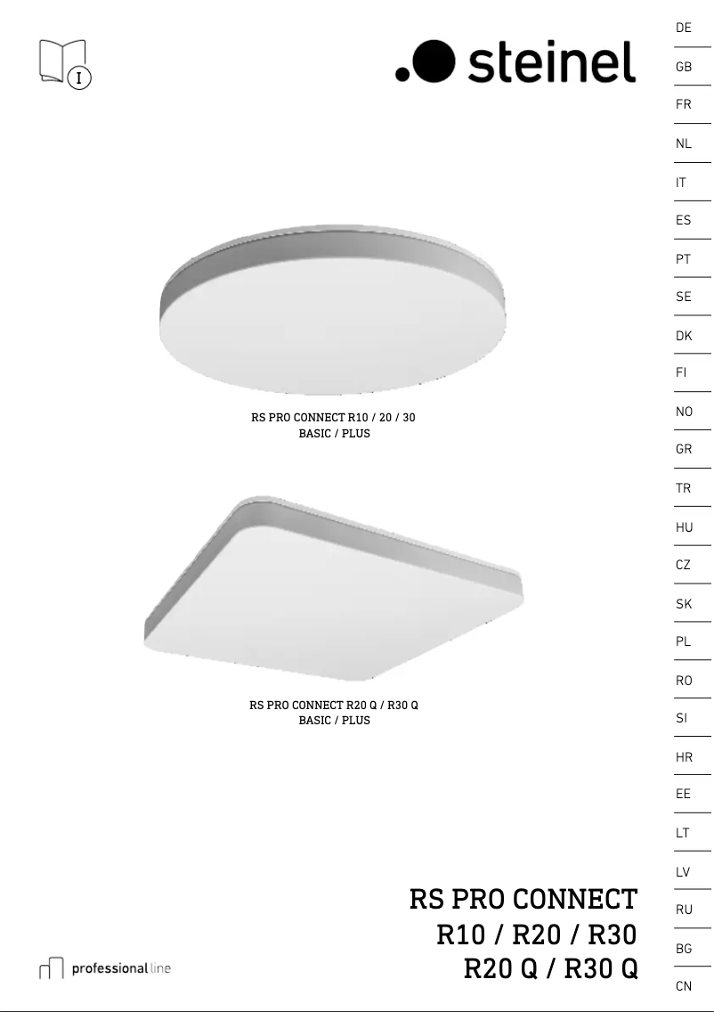 Page 1 of the manual User Manual Steinel RS PRO R20 Q Basic SC