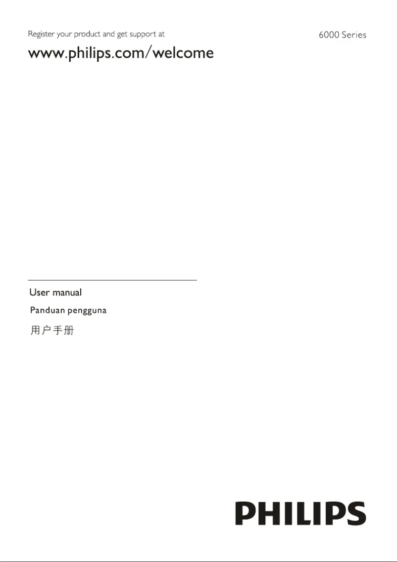 First page image of the manual for 50PUT6004