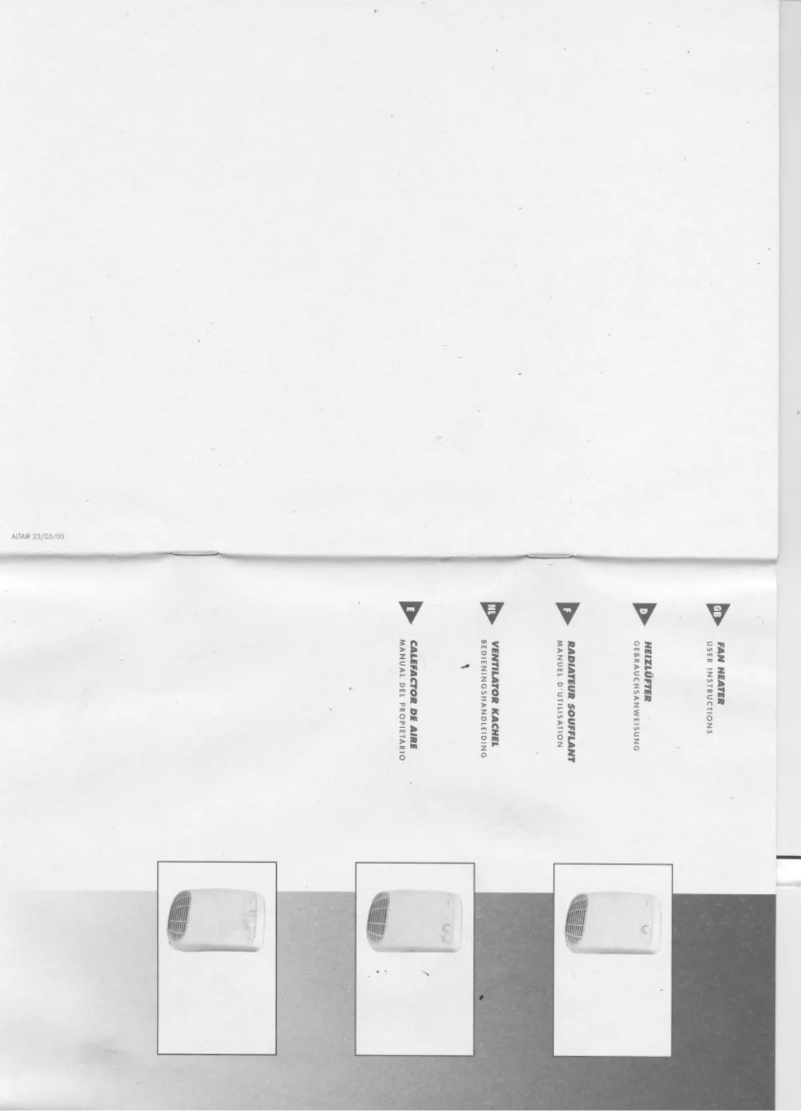 First page image of the manual for Altair
