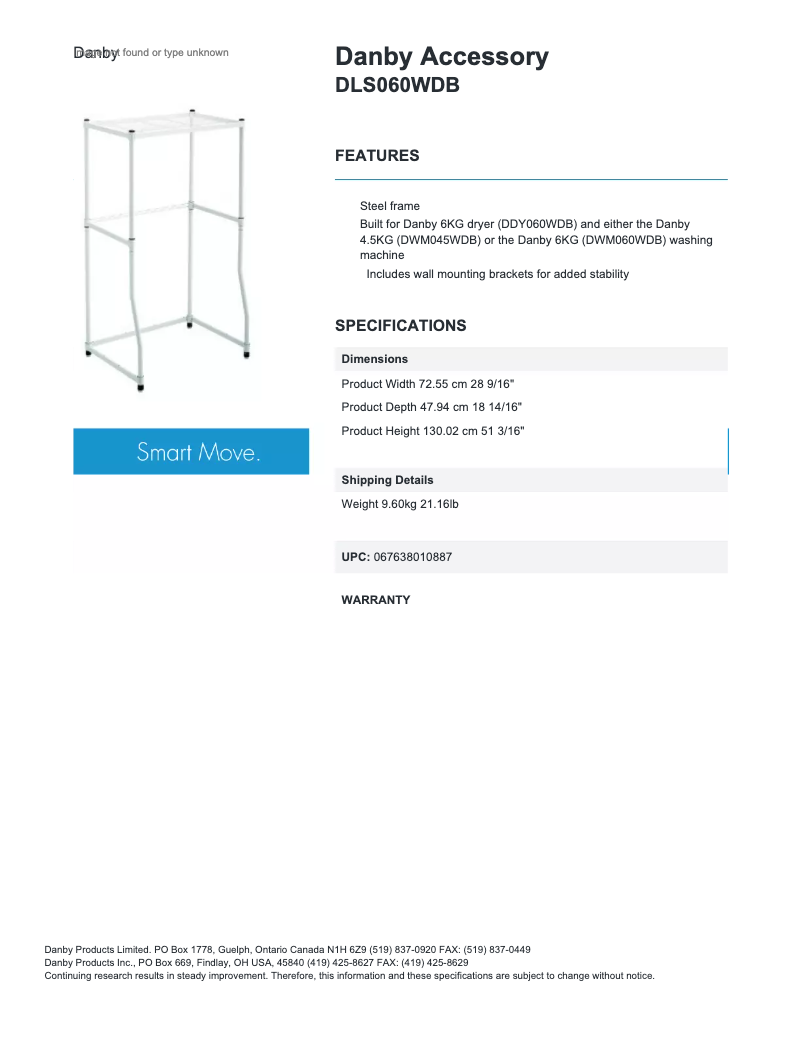 Page 1 of the manual User Manual Danby DLS060DB