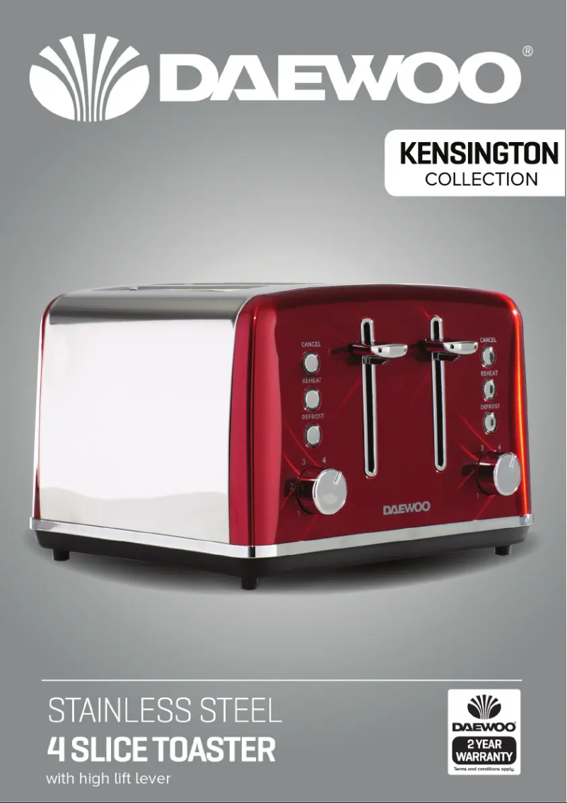 Page 1 of the manual User Manual Daewoo Kensington SDA1587