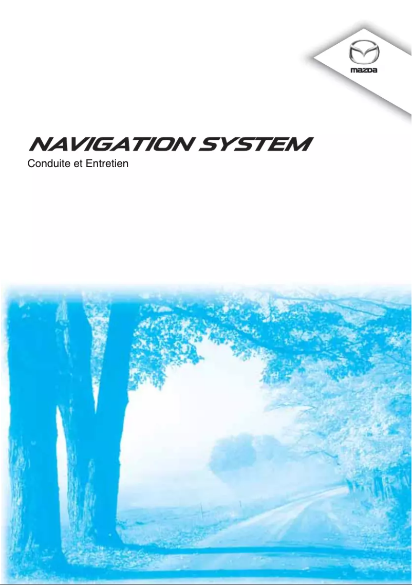 Page 1 of the manual User Manual Mazda 2 2015 Navigation System