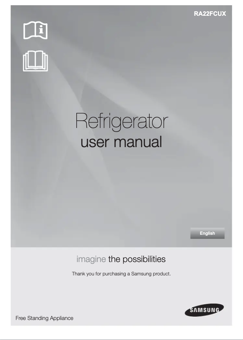 Page 1 of the manual User Manual Samsung RA22FCUX