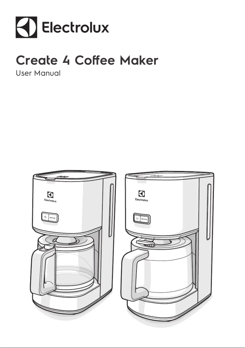 First page image of the manual for Create 4 E4CM1-4ST