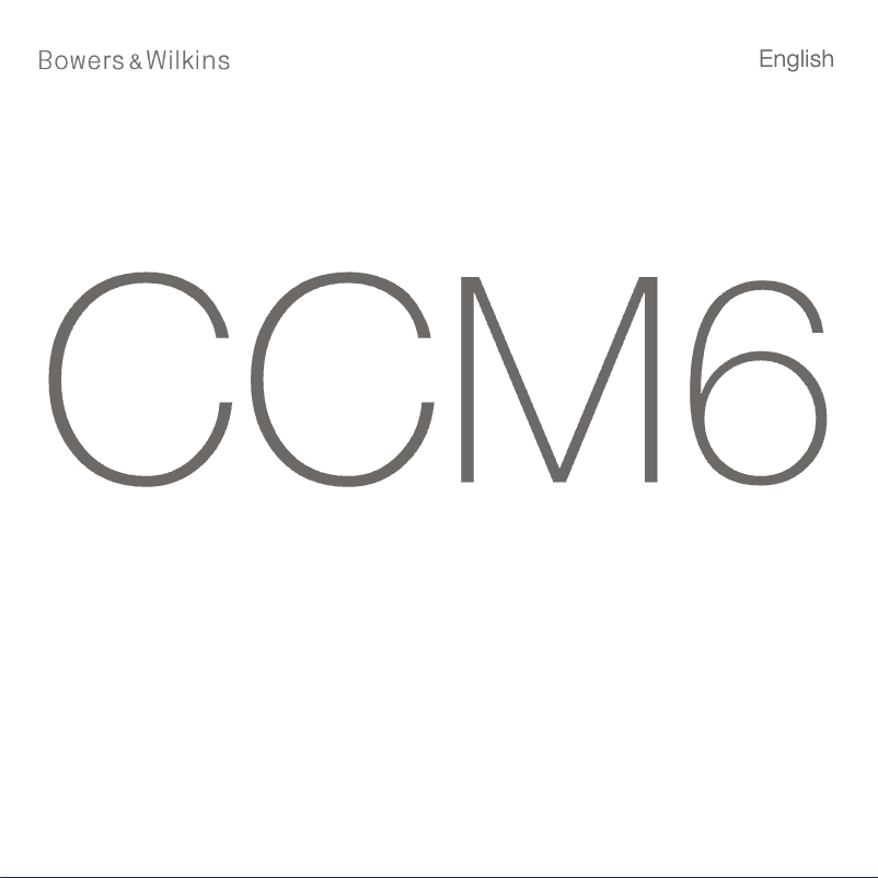 First page image of the manual for CCM664SR