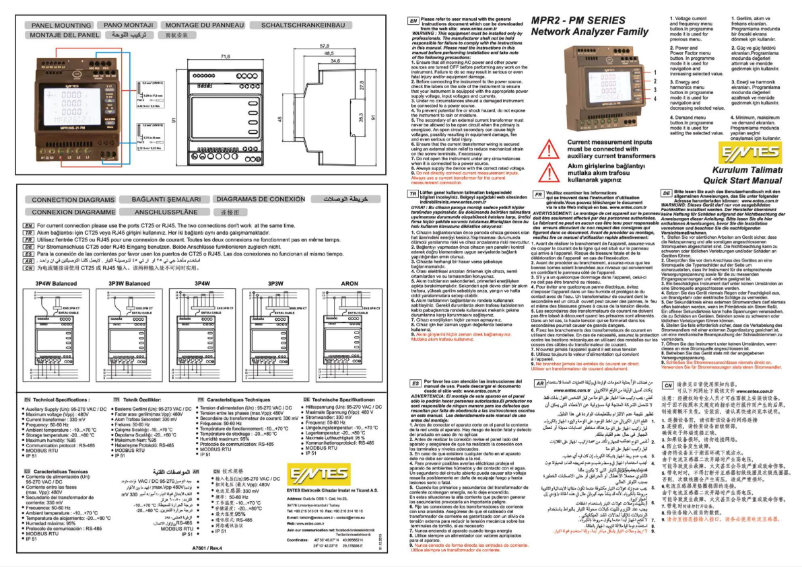 First page image of the manual for MPR-26S-21-PM