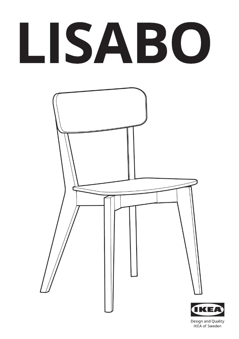 Page 1 of the manual User Manual Ikea LISABO 505.490.11