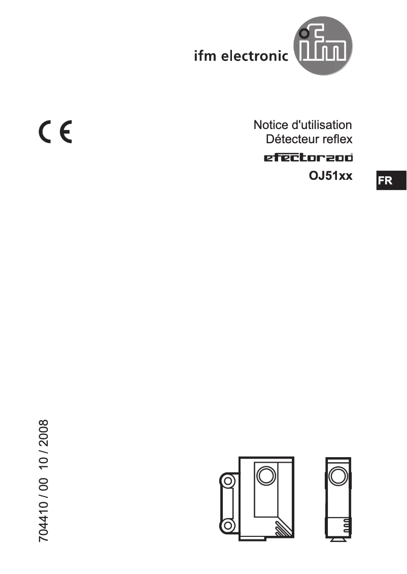 Page 1 of the manual User Manual IFM OJ5104