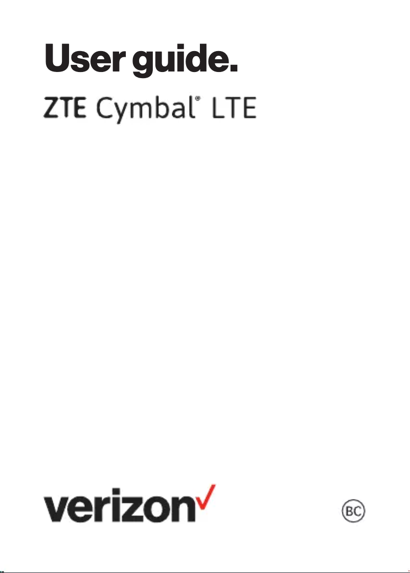 First page image of the manual for Cymbal LTE