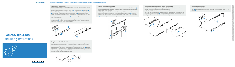 Image de la première page du manuel de l'appareil ISG-8000