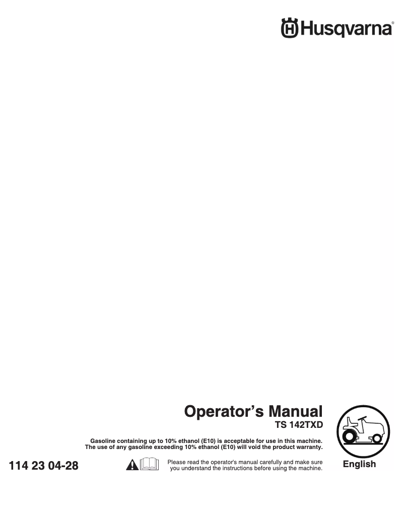 First page image of the manual for TS 142TXD