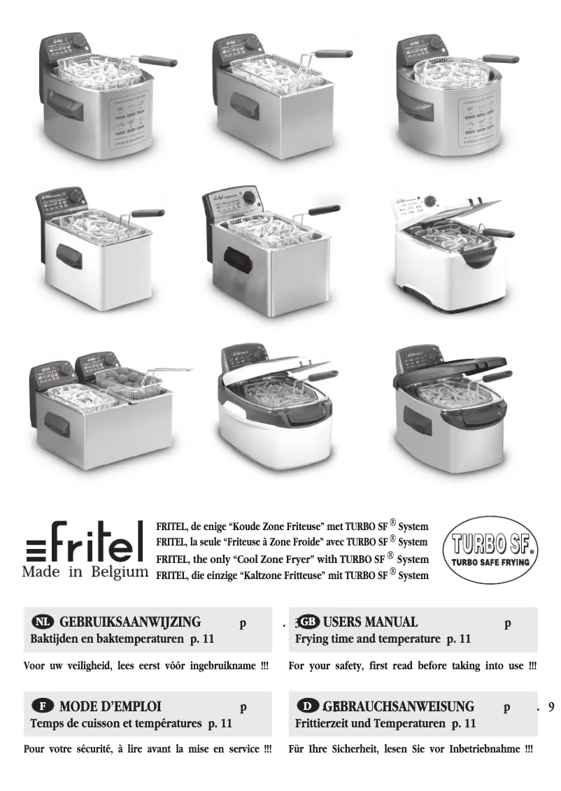 First page image of the manual for TSF 3905