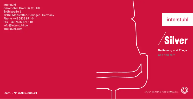 Page 1 of the manual User Manual Interstuhl Silver 191S