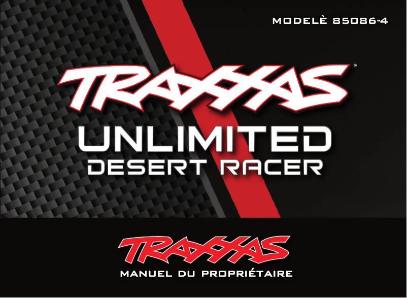 First page image of the manual for Unlimited Desert Racer