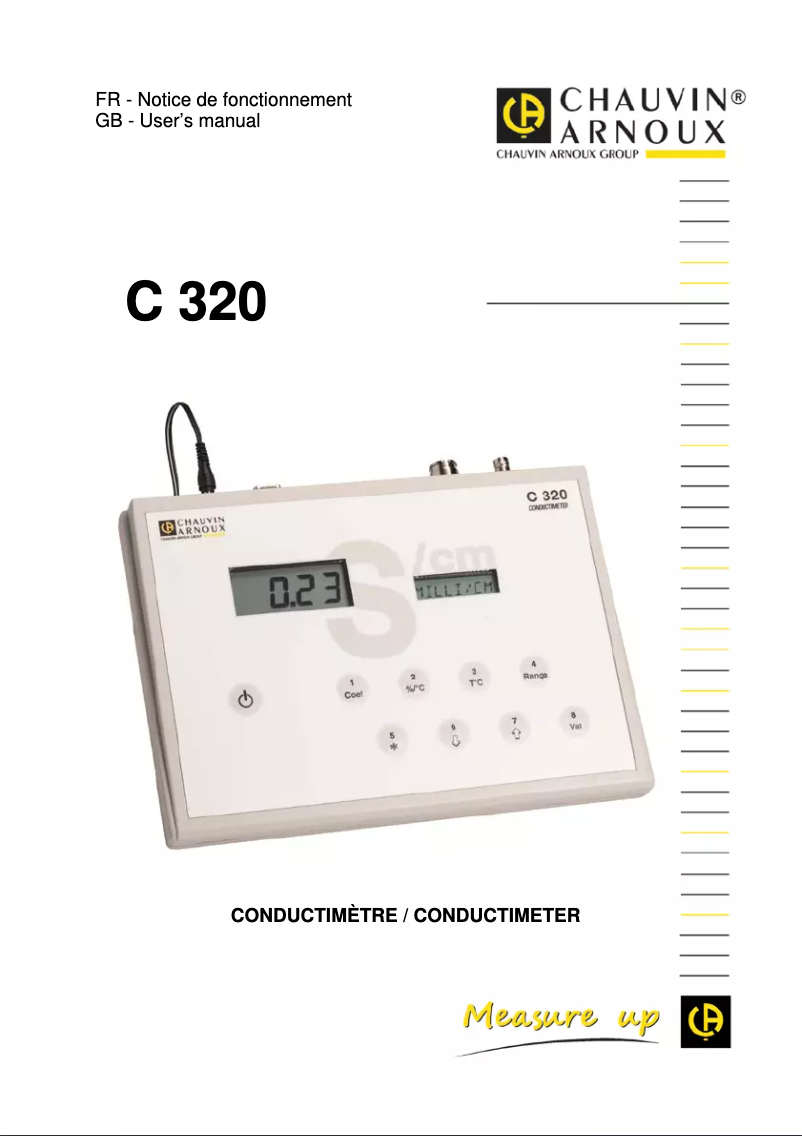 First page image of the manual for C 320