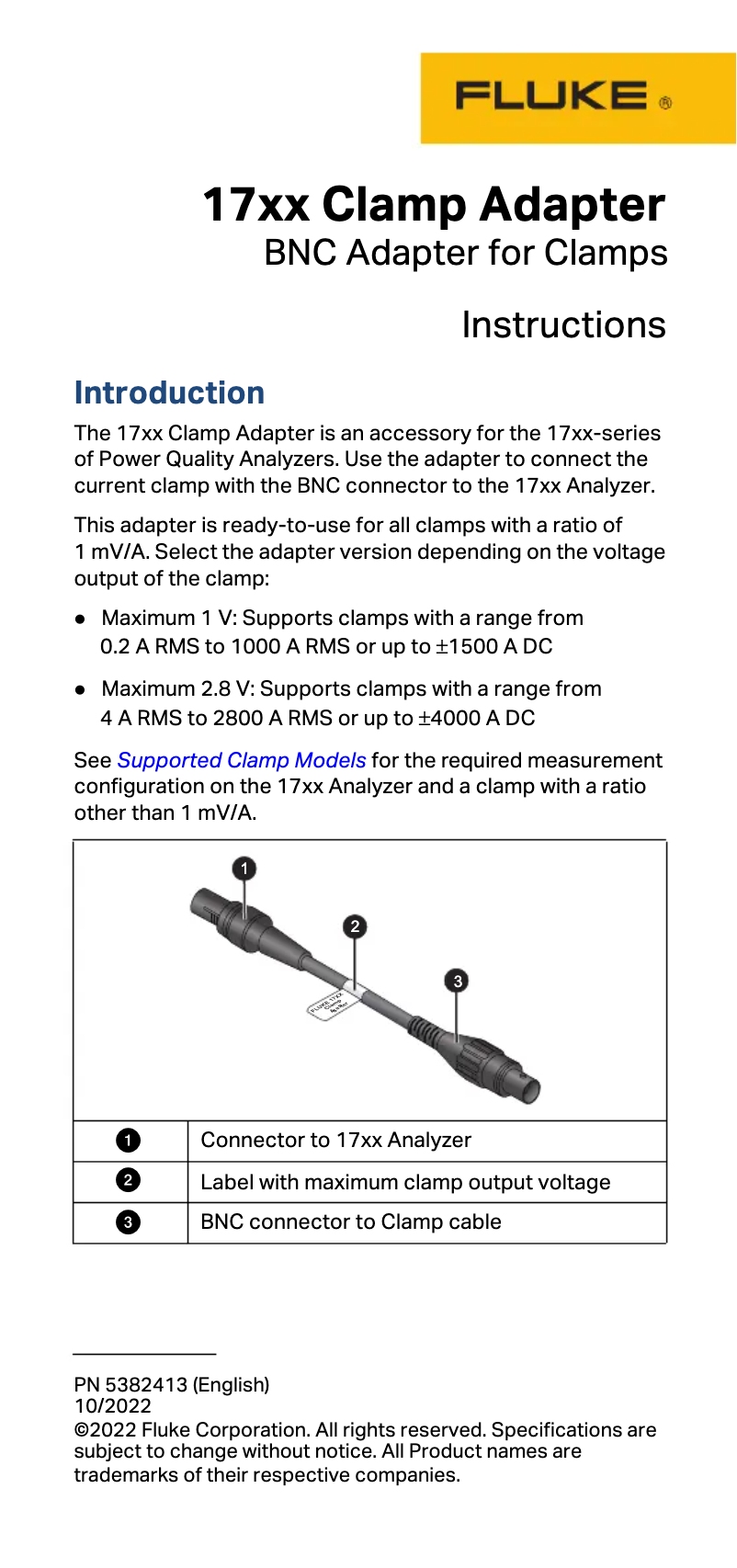 First page image of the manual for 1770