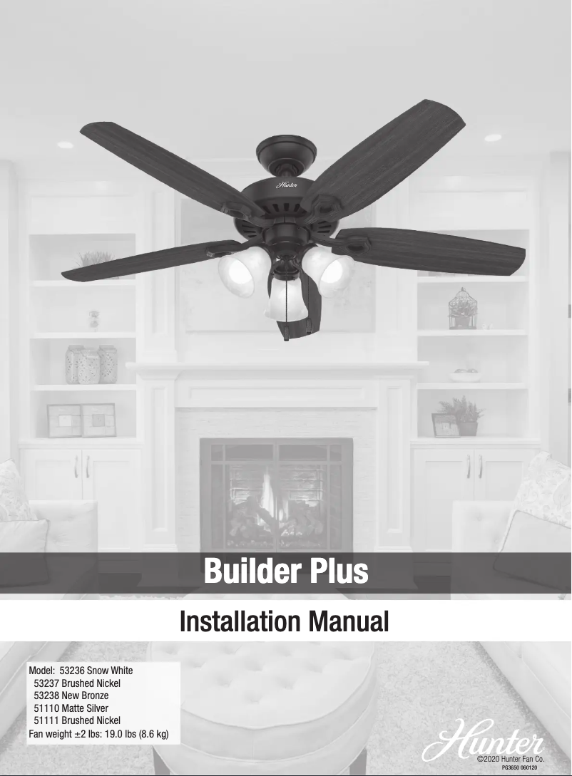First page image of the manual for Builder Plus 53237