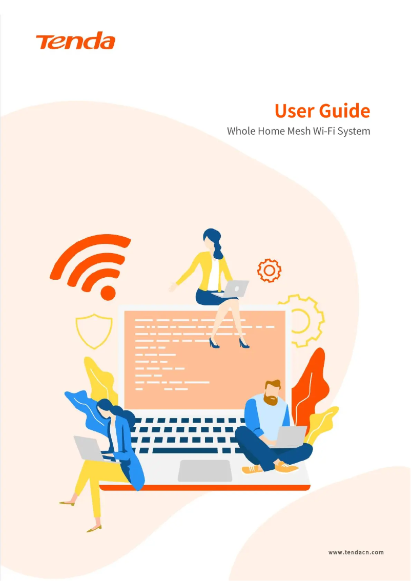 Page 1 of the manual User Manual Tenda MX3