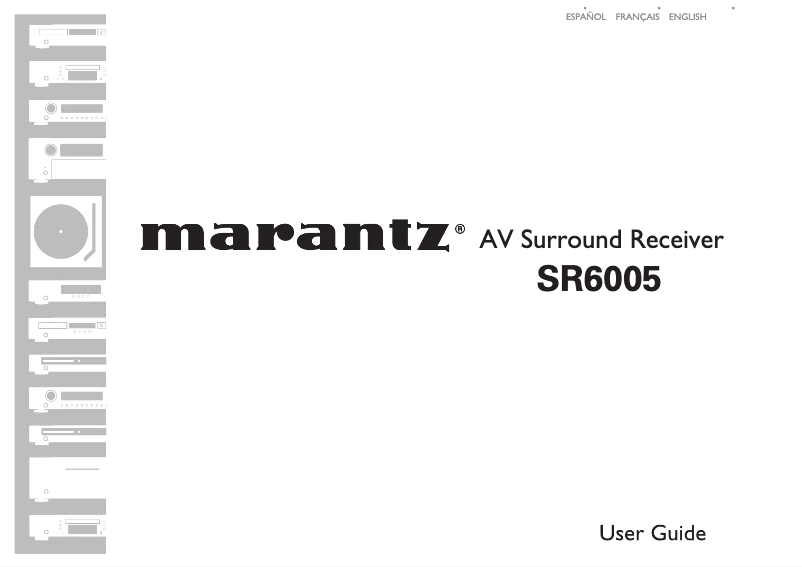 First page image of the manual for SR6005