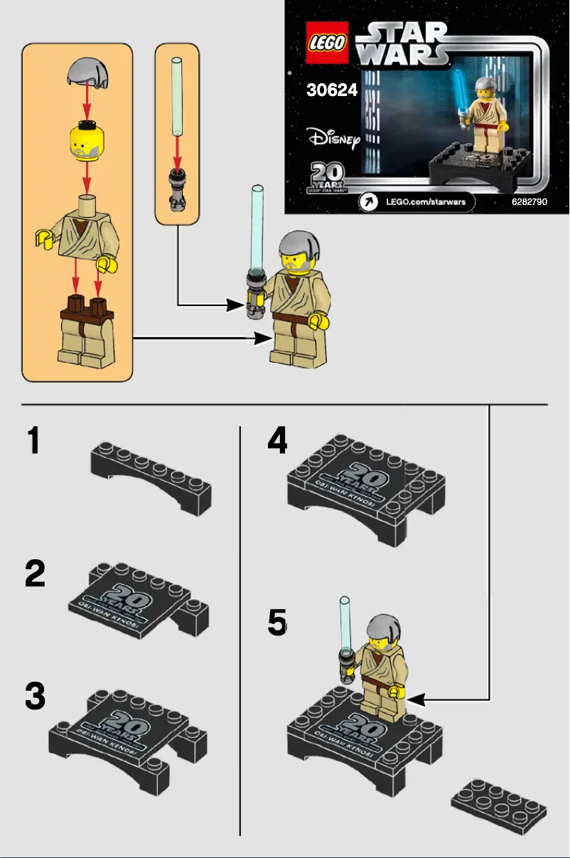 Page 1 of the manual User Manual Lego Star Wars 30624