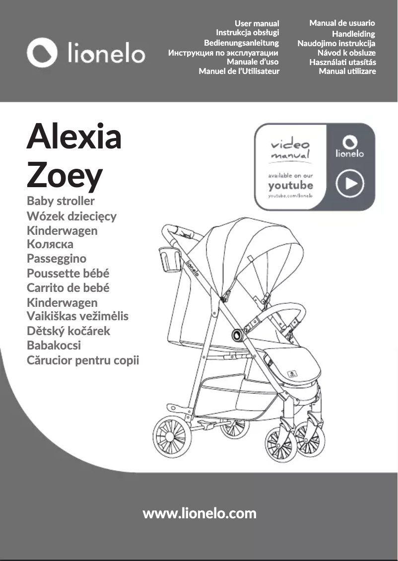 First page image of the manual for Zoey