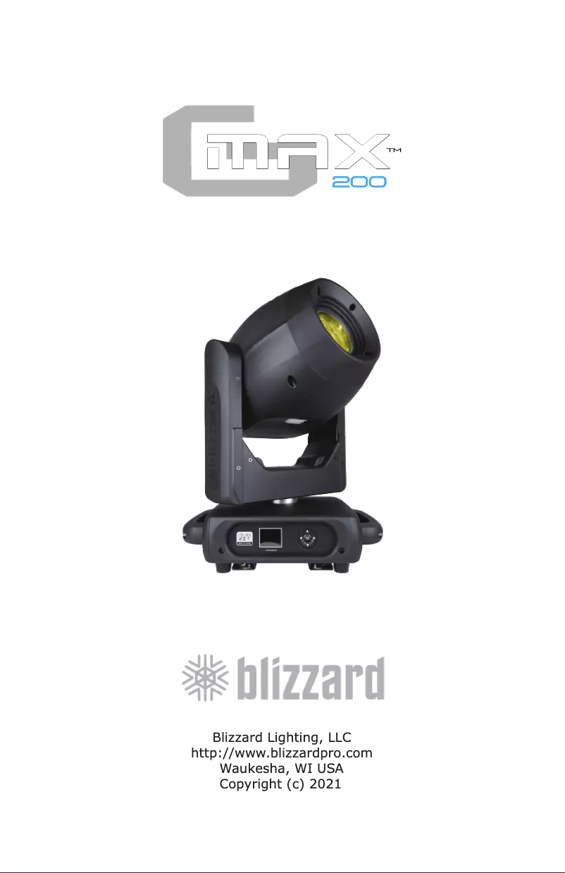 First page image of the manual for G-Max 200