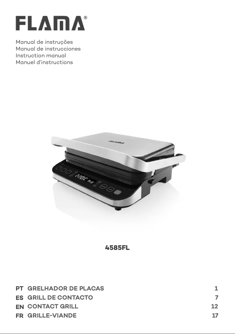 First page image of the manual for 4585FL