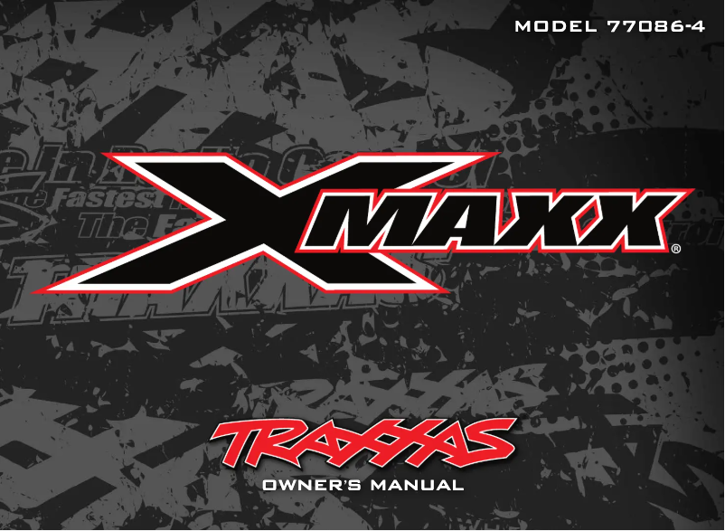 Page 1 of the manual User Manual Traxxas X-Maxx