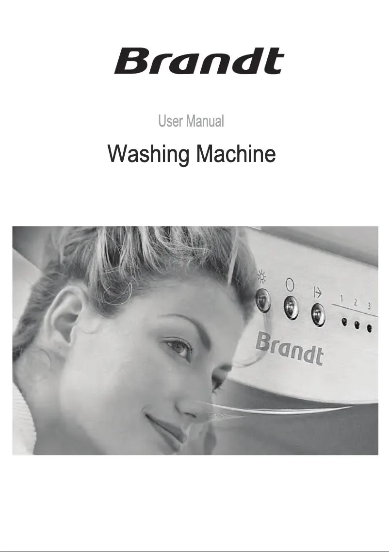 Page 1 of the manual User Manual Brandt BWF47TCW