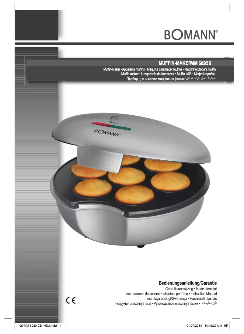 Page 1 of the manual User Manual Bomann MM 5020 CB