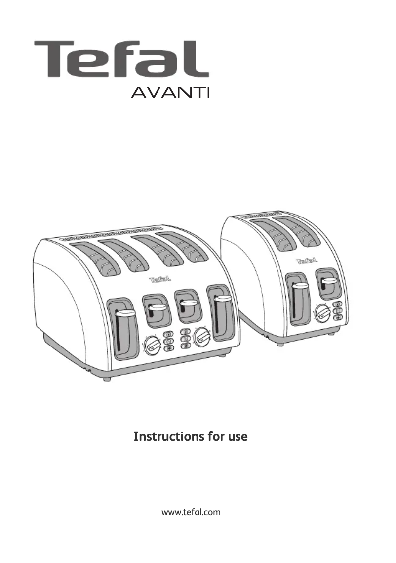 First page image of the manual for TT562E