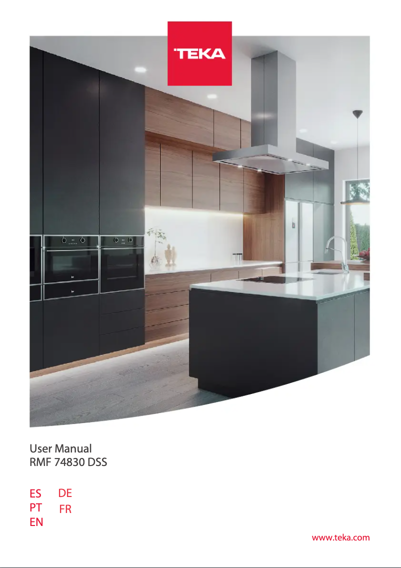 Page 1 of the manual User Manual Teka RMF 74830 DSS