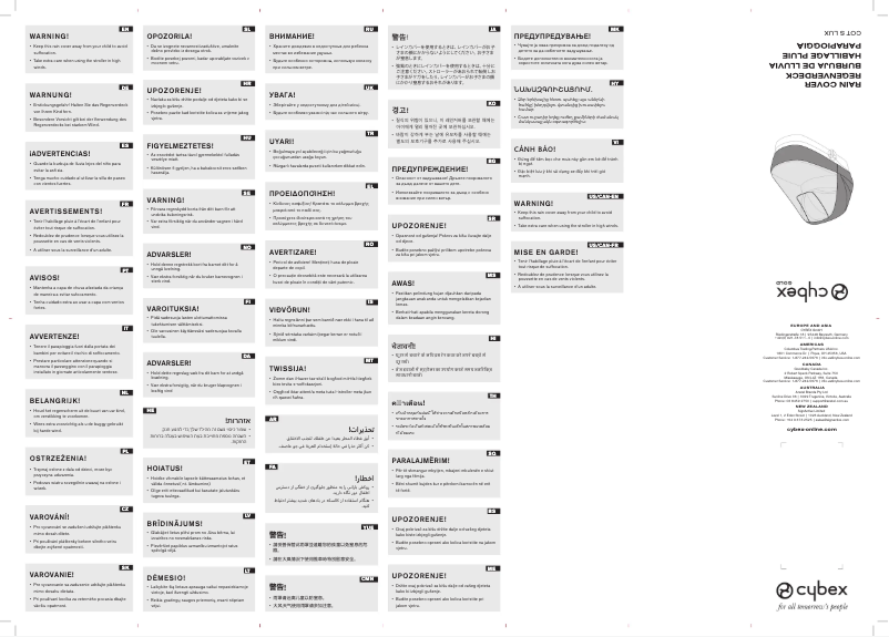 Image de la première page du manuel de l'appareil Cot S Lux