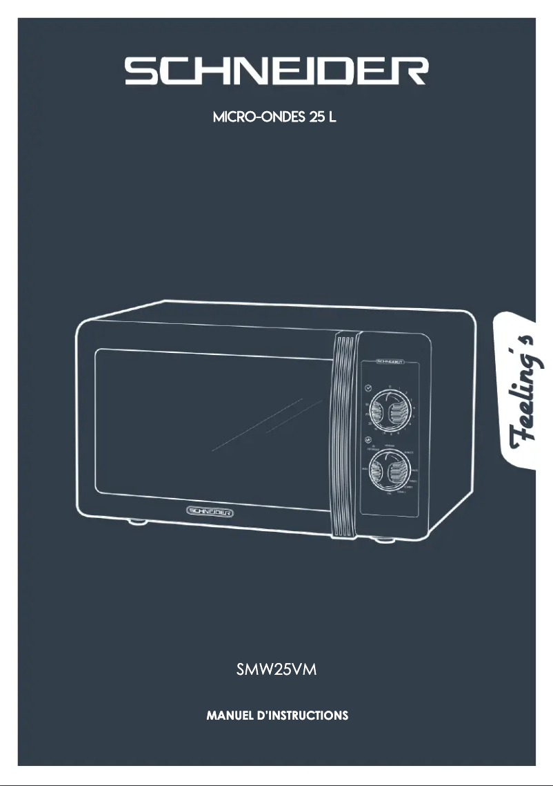 First page image of the manual for SMW25VMR
