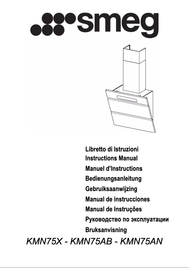 First page image of the manual for KMN75AB
