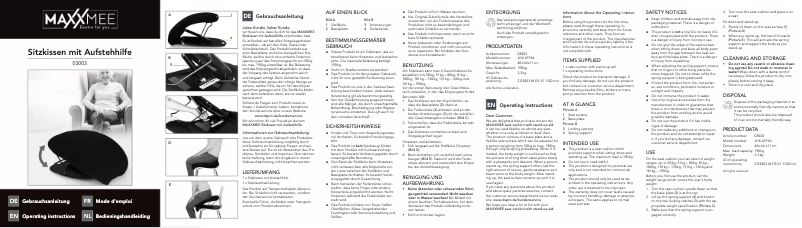 First page image of the manual for 03003